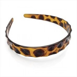 Tortoise shell colour diamond cut look headband.