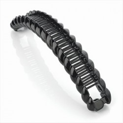 Black colour hair banana clip.