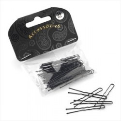 Kirby Hair Grip Slides - Thirty six pieces black colour...
