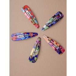 Click Clack Sleepies Hair Clips - card of 2 floral...