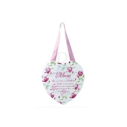 Vintage Lane Mum hanging Heart Plaque Mother's Day...