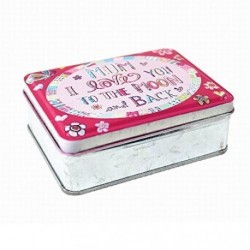 Trinket Box 10x3x5cm - Mum I love you to the moon and...