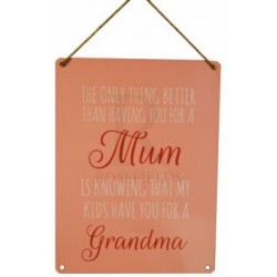 Love Mum Sign - Knowing that my kids have you for a...