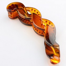 Banana Hair Clip - A 10cm faux  tortoise shell banana...