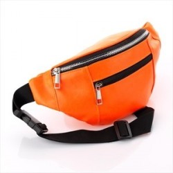 Bum Bag - Neon orange colour bum bag.