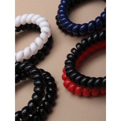 Tele-cord Elastics - Set of 2 telephone cord scrunchies...
