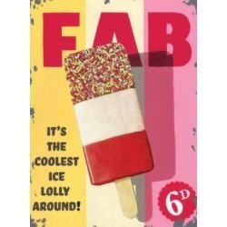 Metal Wall Sign   Martin Wiscombe - Fab Lolly - 10063 -...