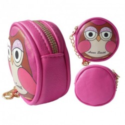 Plum Pink LYDC LADIES/GIRLS ANNA SMITH OWL DESIGN PURSE...