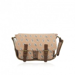 Anna Smith Cute Pug dog Satchel SCHOOL COLLEGE MESSENGER...