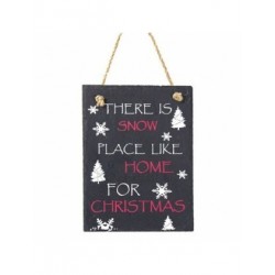 Slate Sign - home for christmas slate sign
