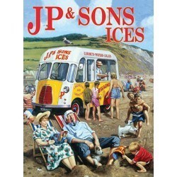 JP & Sons Ice Cream Van metal wall sign - 10400 15x20cm