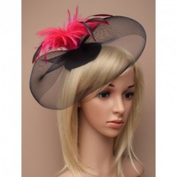 Fascinator Clip - Large black net hatinator/fascinator...