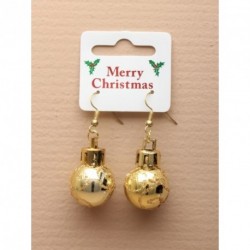 Earrings - Pair of glitter christmas bauble drop...