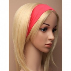 Headband - Plain Fuchsia Pink knitted 6cm wide stretch...