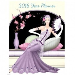 Beautiful Lady 2016 A4 Year Planner Art Deco Diary Claire...