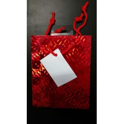 Small Mini Red holographic Party bag Favour gift Present...