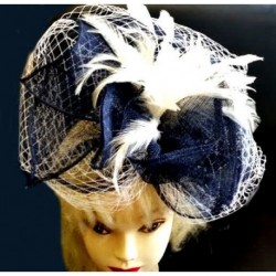 Hatinator Headband Hair Band - Navy Blue Cream 2 tone...