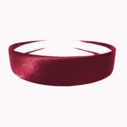 Burgundy Wine Shiny Satin 2.5cm School Girls Ladies...