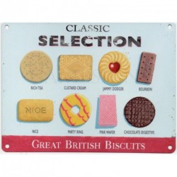 GREAT BRITISH BISCUITS Metal Advertising Sign (SMALL...
