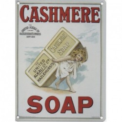 CASHMERE SOAP METAL STEEL ADVERTISING WALL SIGN