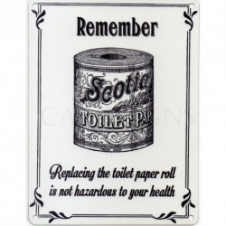 REPLACING THE TOILET PAPER IS NOT HAZARDOUS TO YOUR...