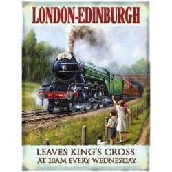 London - Edinburgh. The Flying Scotsman Train portrait....