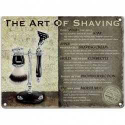The Original The Art of Shaving Metal Wall Sign 15x20cm