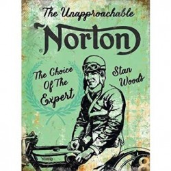 Wall Sign Norton Stan Woods Advert Style 8
