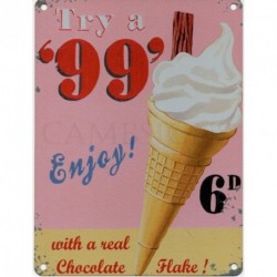 TRY A 99 Metal Advertising Sign (SMALL 200mm X 150mm)