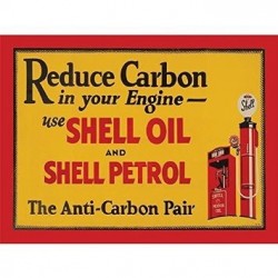 Wall Sign Shell Oil & Petrol Vintage Advert 8