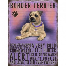 Vintage Style Retro Metal Wall Sign Dog Lovers Owners...