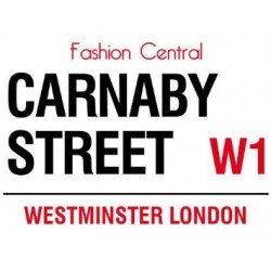 Novelty Metal Sign - CARNABY STREET FASHION CENTRAL W1...