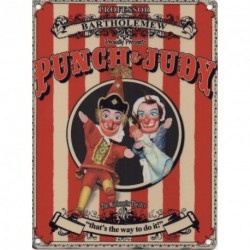 Metal Sign - Punch & Judy - Retro metal sign / vintage...