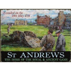 GOLF - St. ANDREWS - HOME OF THE ROYAL & ANCIENT METAL...
