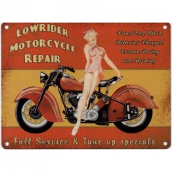 LowRider Motorcycle Repair Nostalgic Vintage Retro...