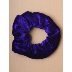 Hair Scrunchie - Large Purple Velveteen fabric scrunchie