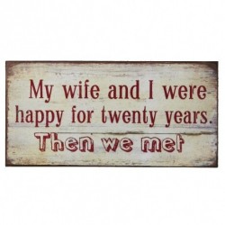 My Wife And I Fridge Magnet Size: 10x5cm