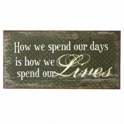 How We Spend Our Days Fridge Magnet Size: 10x5cm