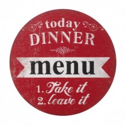 Today Dinner Menu Fridge Magnet Size: 8x8cm