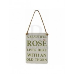 Mini Dangler 6.5x9cm - a beautiful rose old thorn mini...