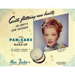 Metal Sign 15x20cm - Max Factor Lucille Ball Metal Wall...