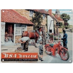 Novelty Metal Sign - 15x20cm - BSA BANTAM Metal Sign...