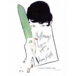 Metal Sign 15x20cm - JACQUES GRIFFE - PARIS LA MODE...