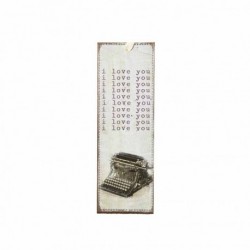 I Love You Mini Metal Sign Size: 15x5cm