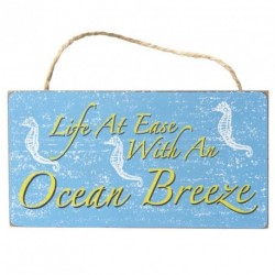 Life At Ease..Blue Sign Size: 15x8x0.6cm