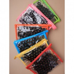 Everyday Hair Elastics - Clear PVC make-up accessory bag...