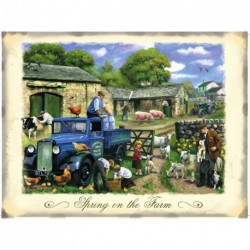 Original Metal Sign Co. Kevin Walsh British Farmers Flat...