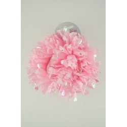 Pack of 2 Pink Heart Scrunchies.