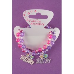A friends pair of beaded bracelets