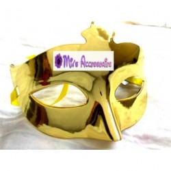 Masquerade Mask - shiny metallic masquerade face mask